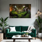 Verfallenes Gebaeude Mit Vorwuchernder Vegetation | Lost Places | Architektur
