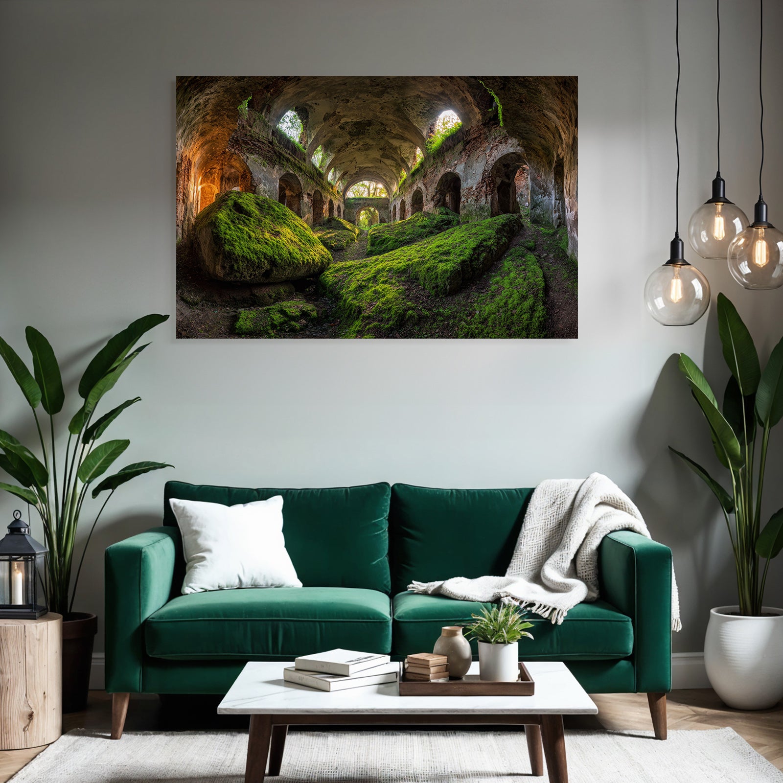 Verfallenes Gebaeude Mit Vorwuchernder Vegetation | Lost Places | Architektur