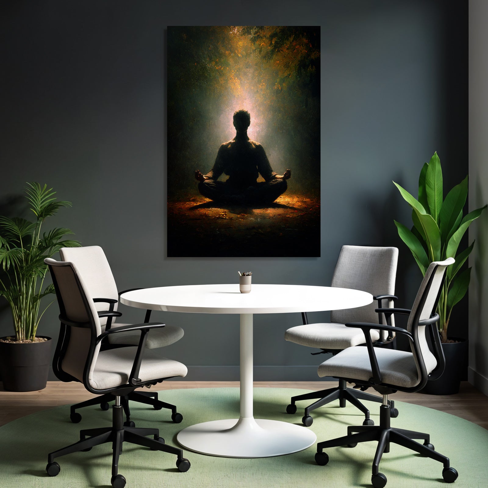 Yoga Meditation Meditierende Figur Im Natur Setting Mindfulness Innerer Frieden | Yoga und Meditation | Themen und Hobbys
