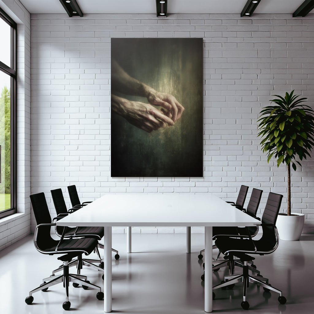 Porträts Hande In Dimmer Umgebung Expressive Geste Mood Artistisch | Haende und Gestik | Menschen und Emotionen