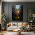 Raum Im Abriss Natur Erobert Menschenhand Hoch Pflanze | Lost Places | Architektur