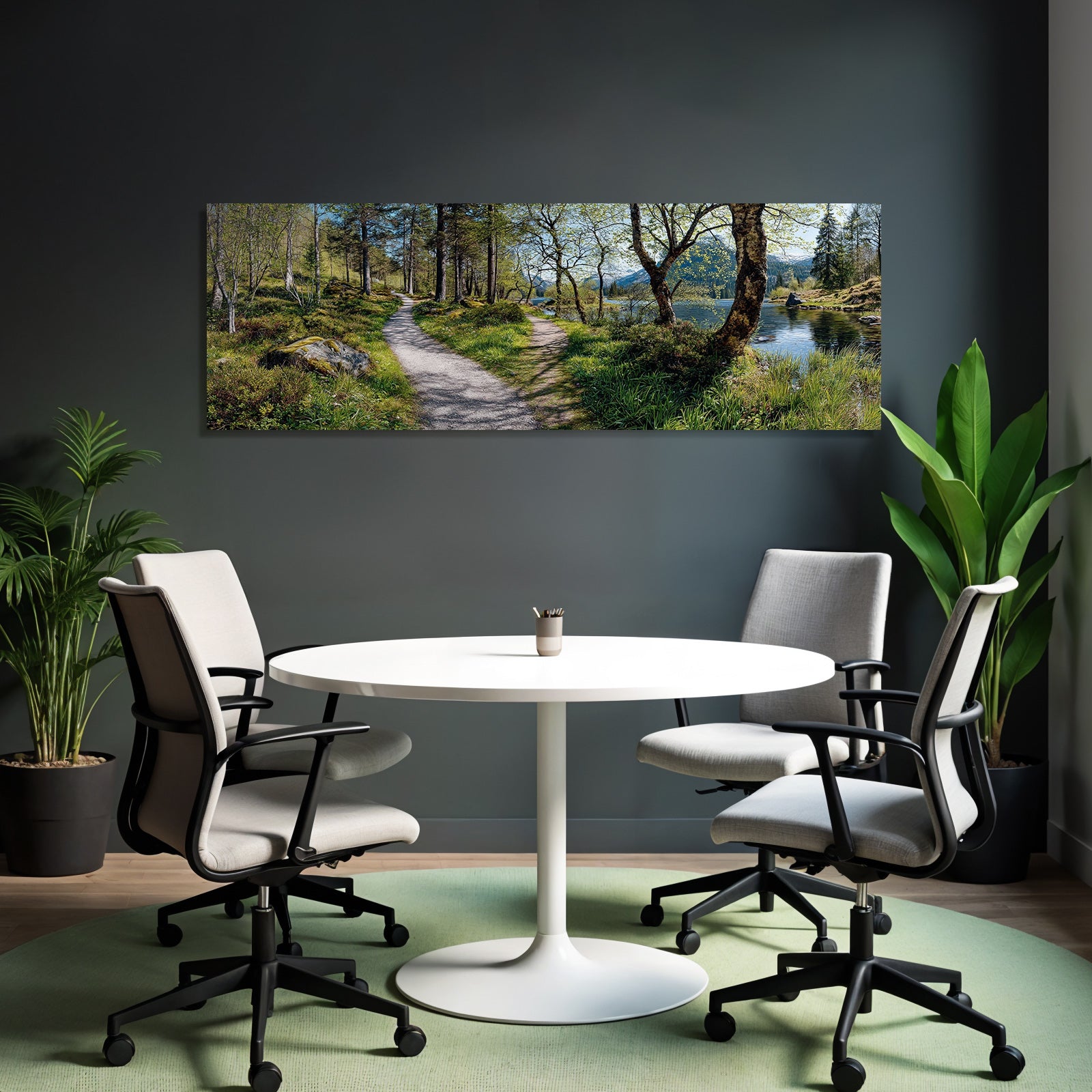 Ruhige Wald Path Mit Ruhigem Wasser Picturesque Natur Erleben | Duenen und Heide | Landschaften
