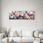 Nahaufnahme Vielfältiger Mit Tulpen Und Pfingstrosen Zarten Farben