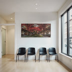 Verlassene Rot Baum Und Moos Harmonie Von Natur Und Verfall | Lost Places | Architektur