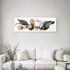 Botanische Vintage Illustration Blätter Und Apfel