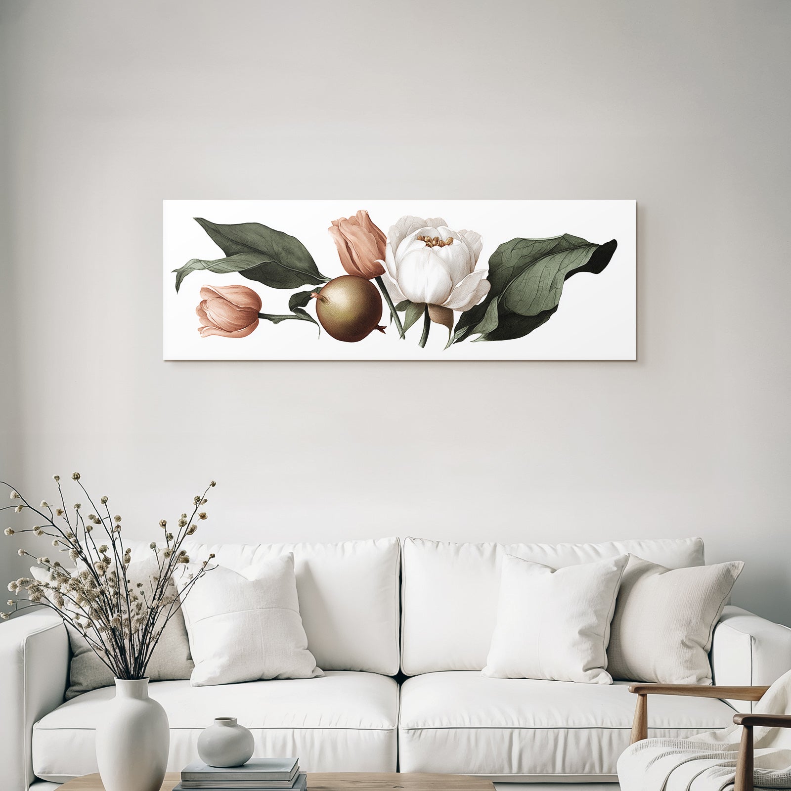 Botanische Vintage Illustration Blätter Und Apfel
