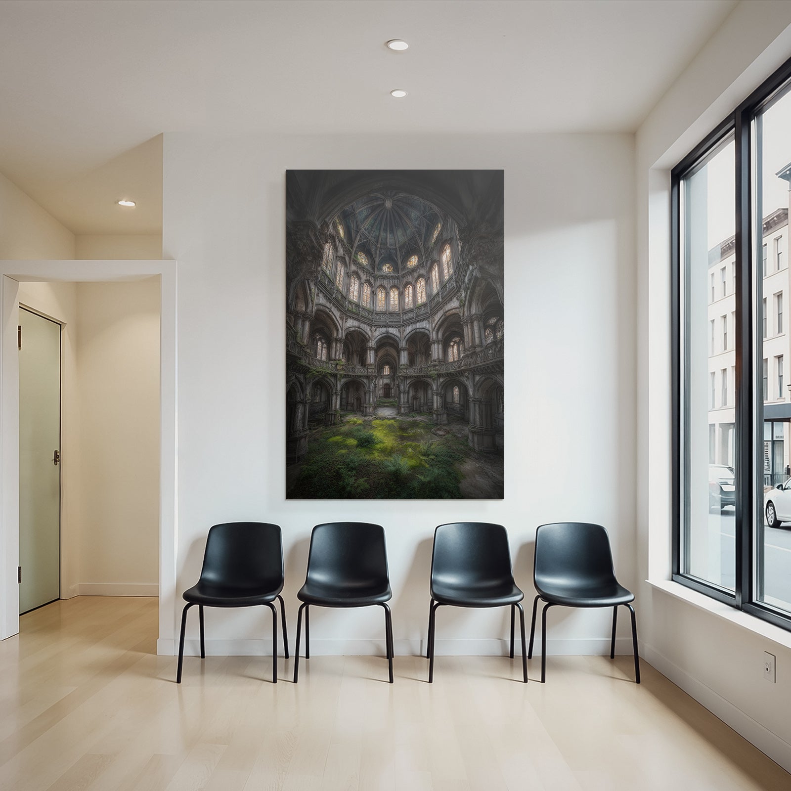 Alte Kirche Verfallene Innenansicht Mit Natur Wachstum | Lost Places | Architektur