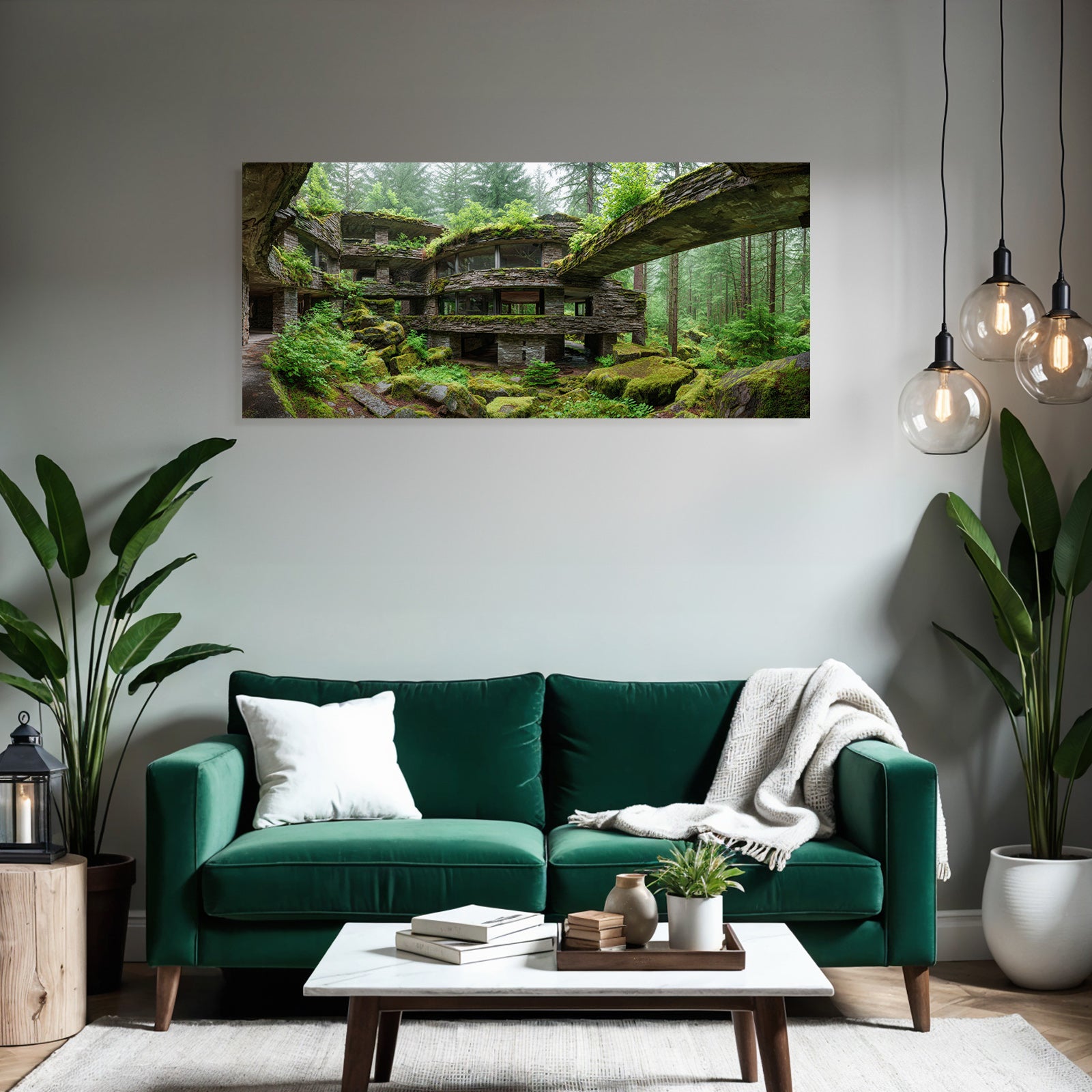 Moderne Im Wald Harmonische Naturbeziehung | Lost Places | Architektur