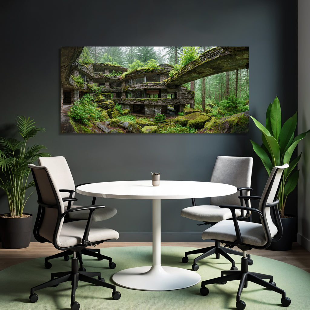 Moderne Im Wald Harmonische Naturbeziehung | Lost Places | Architektur