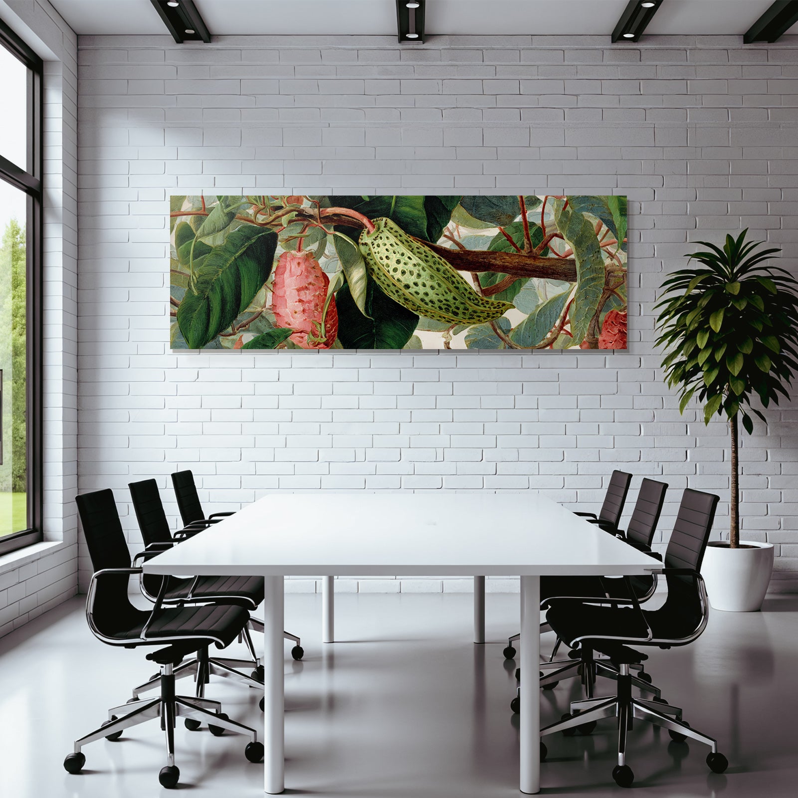 Botanische Abbildung Von Früchten Und Blättern
