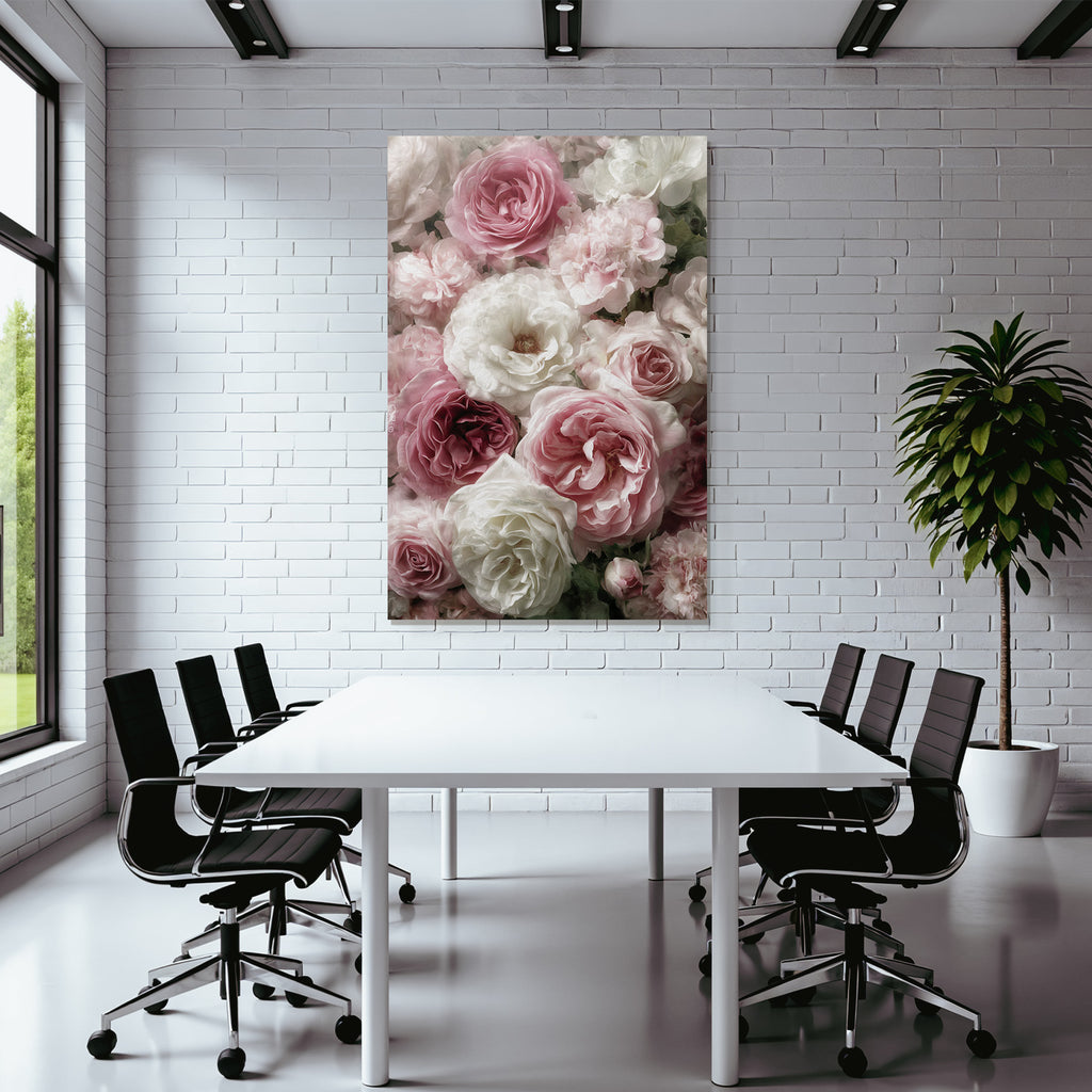 Rosenarrangement In Rosa Weiss Und Creme Traumhaft Zart