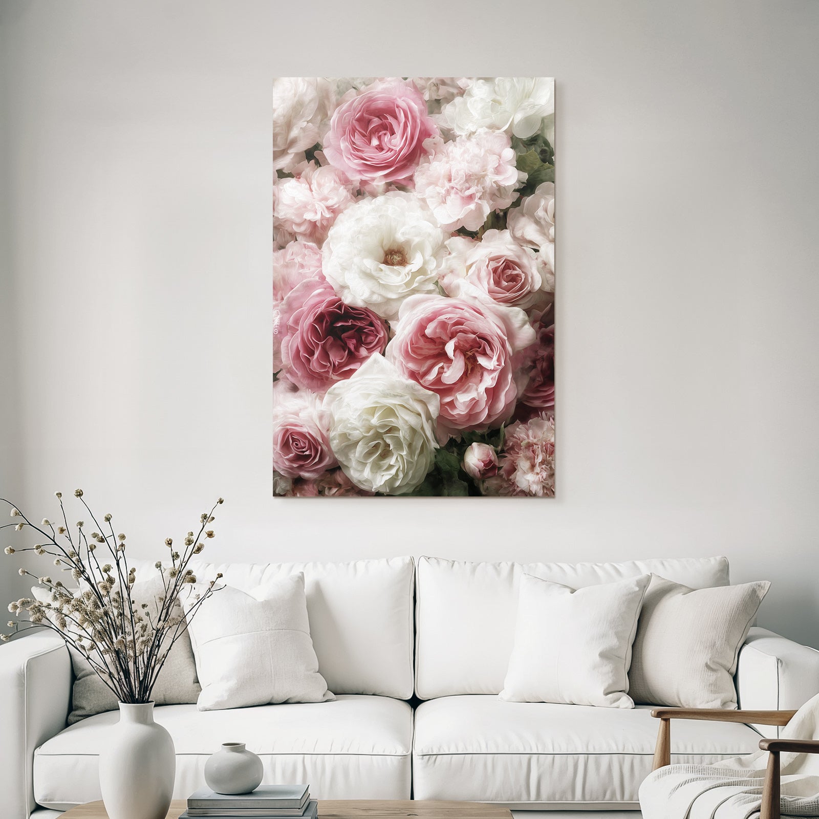 Rosenarrangement In Rosa Weiss Und Creme Traumhaft Zart