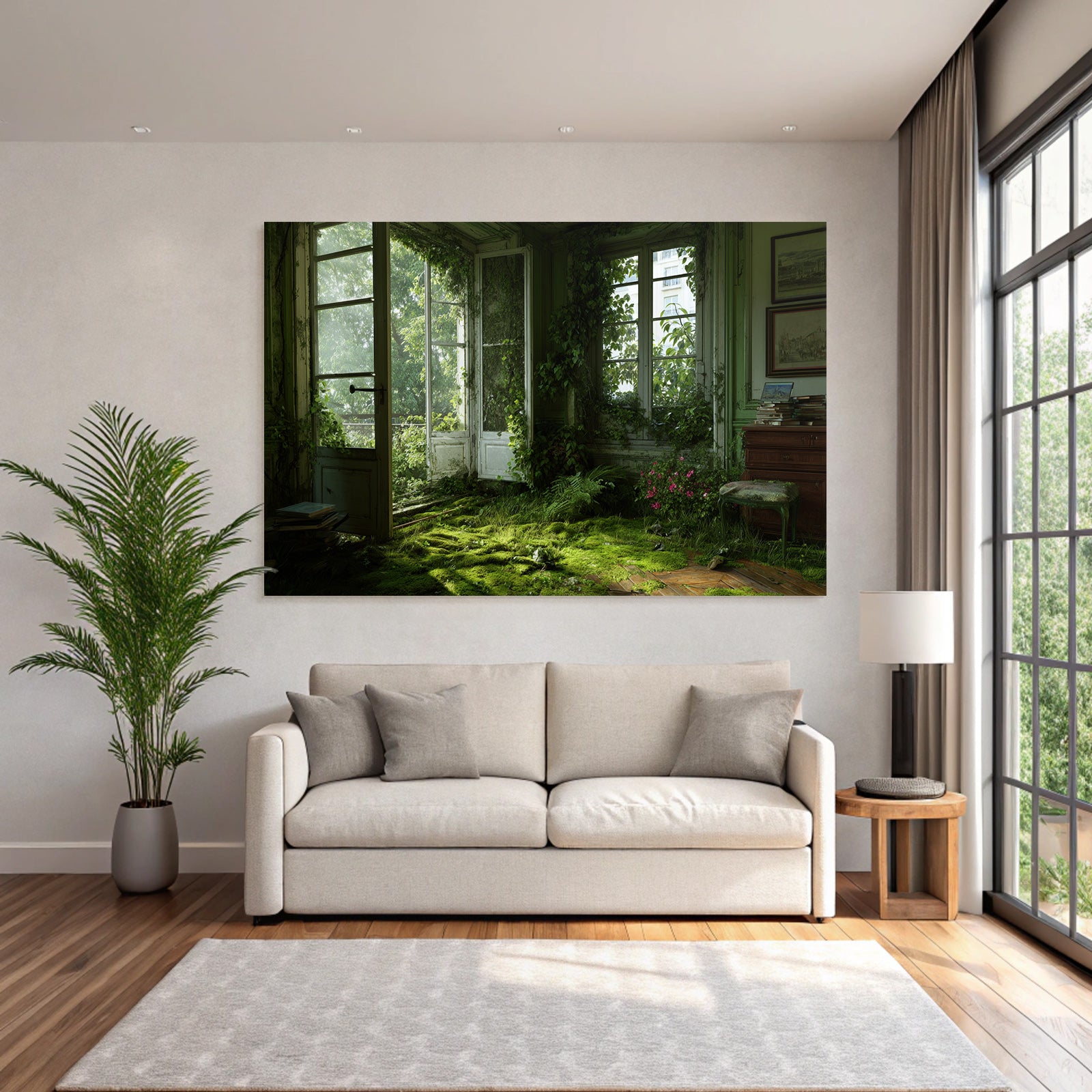 Abandoned Room With Nature Encroachment Sunlit Interior Germany | Lost Places | Architektur