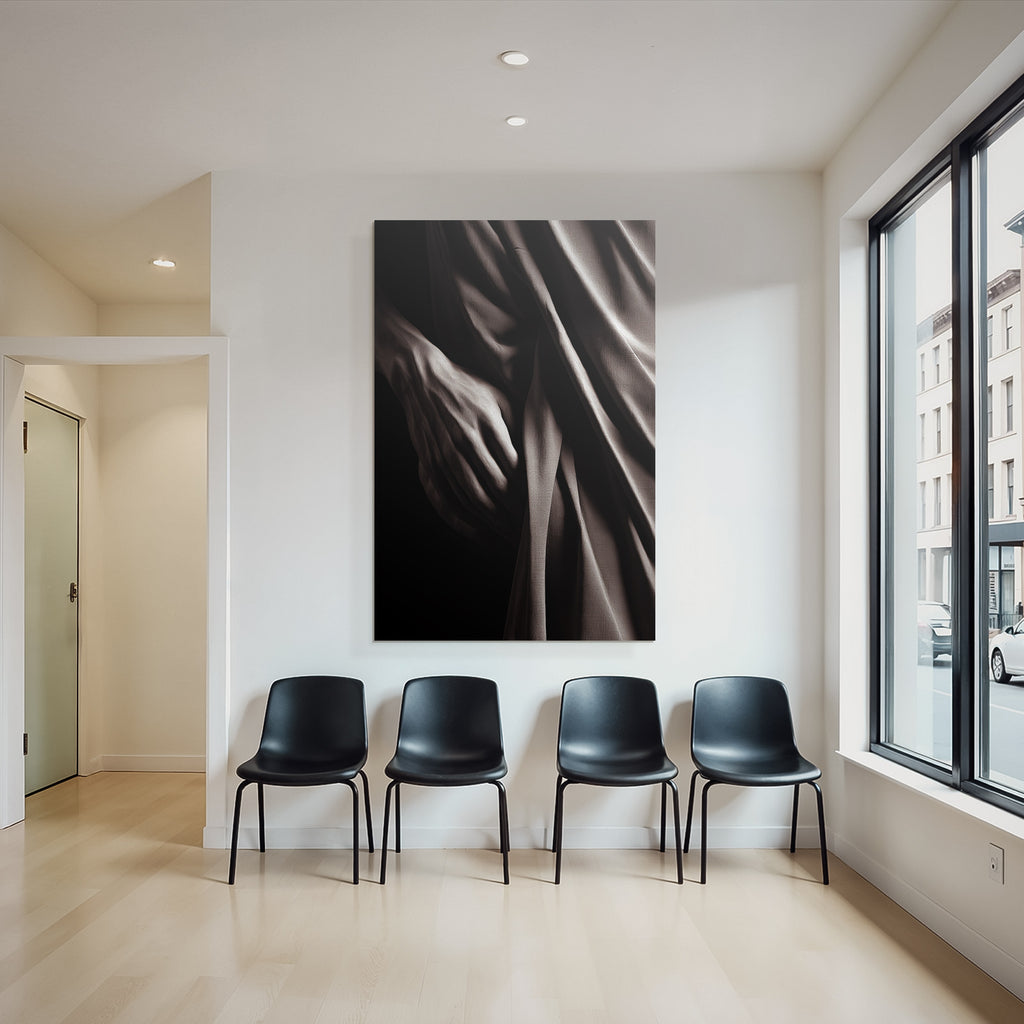 Nahaufnahme Hand Und Stoff Texturen Eleganz Kunst | Aktkunst und Sinnlichkeit | Menschen und Emotionen