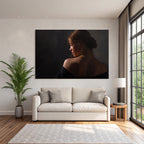 Portrait Einer Person Von Hinten Mit Dramatischer Beleuchtung | Aktkunst und Sinnlichkeit | Menschen und Emotionen