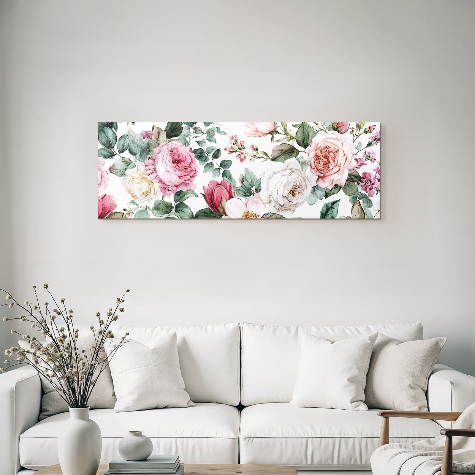 Design In Pastelltönen Mit Rosen Und Magnolien