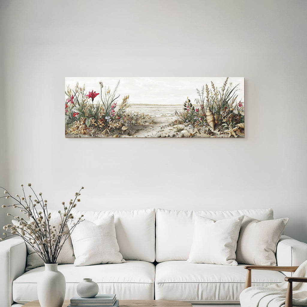 Küste Mit Muscheln Und Strand
