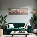 Trocken Retro Flowers Florale Anordnung Mit Rosen Und Getrockneten Pflanzen Elegant Kunstvoll