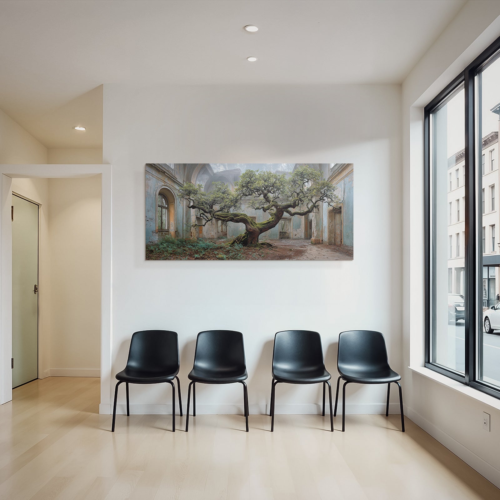 Verlassene Gebaeude Mit Baum Natur Reclaimt | Lost Places | Architektur
