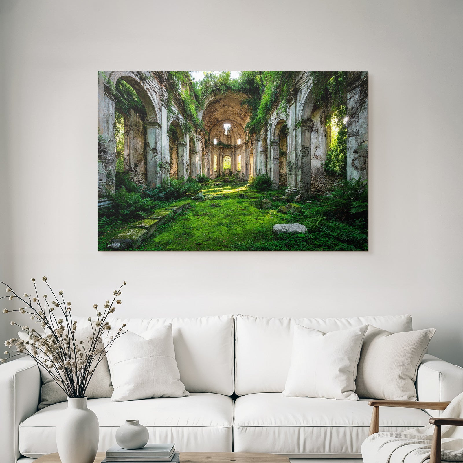 Verfallene Mit Naturgewalt Und Grünem Wachstum | Lost Places | Architektur