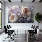 Traumhafte Pastellfarben Rosen Tulpen Und Filigrane Blüten