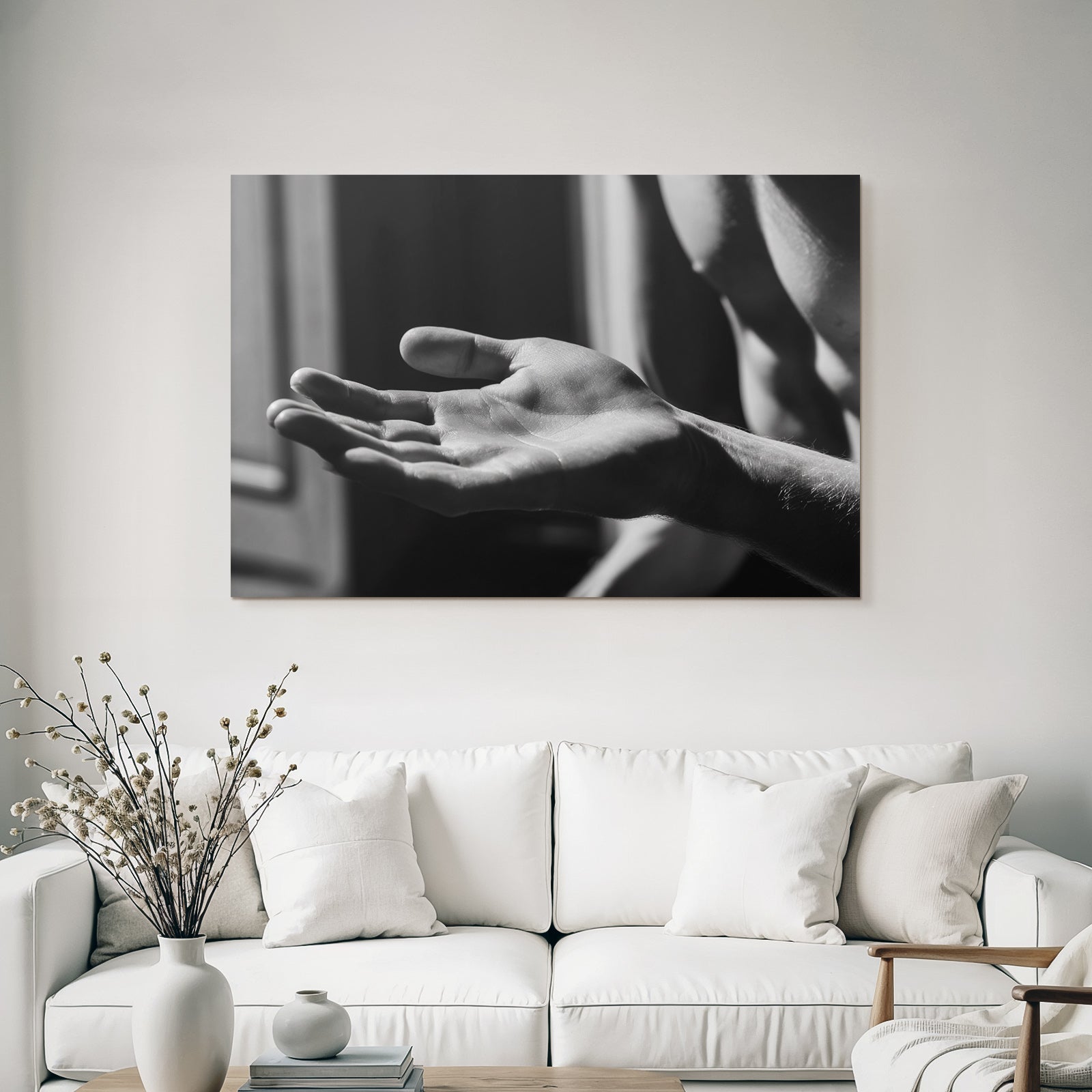 Hand In Entspannter Position Sw Fotografie | Haende und Gestik | Menschen und Emotionen