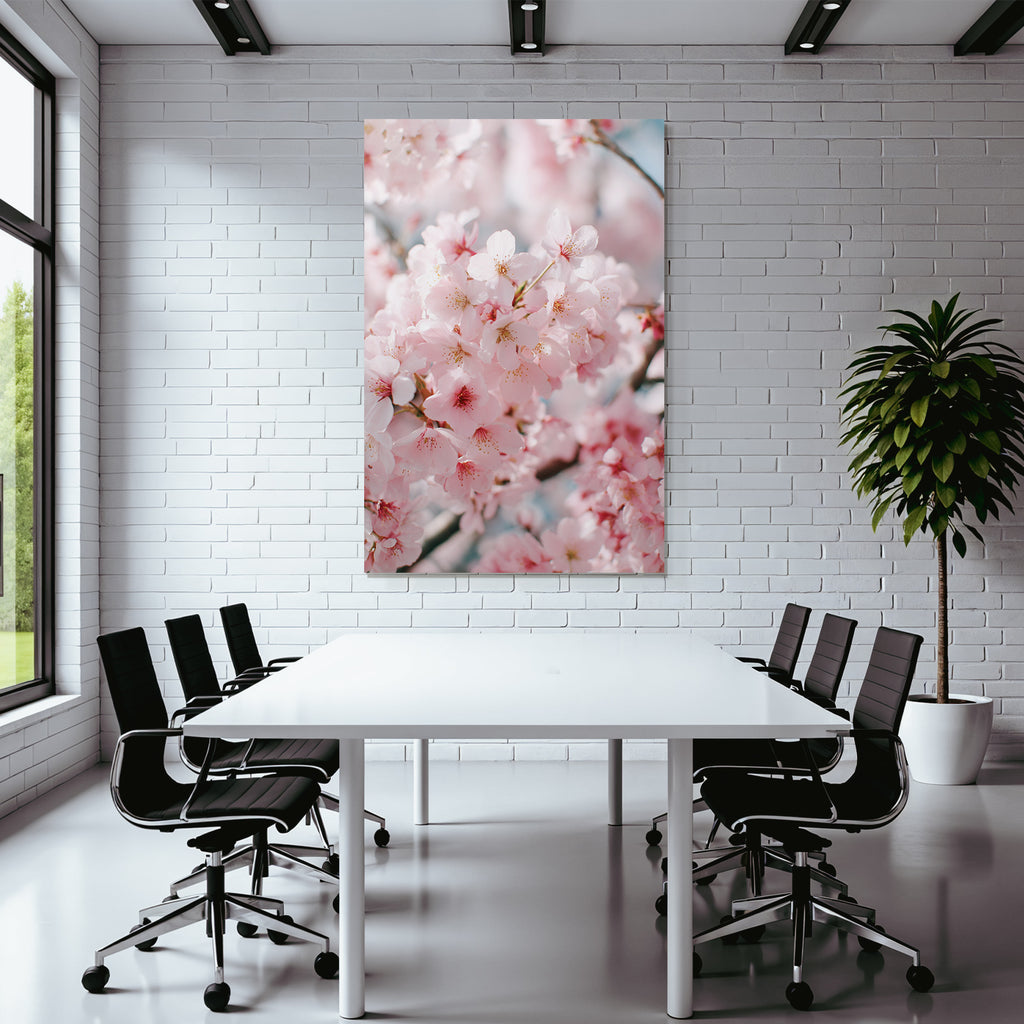 Kirschbluten Nahaufnahme Zarte Rosa Bluten Frühling Japan Kultur