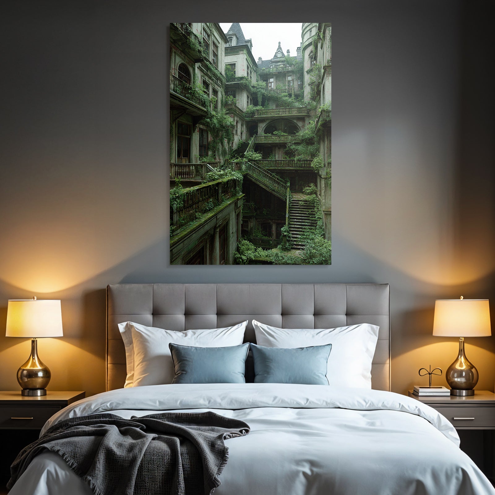 Verlassener Architektonischer Raum Natur Hat Eingefallen | Lost Places | Architektur