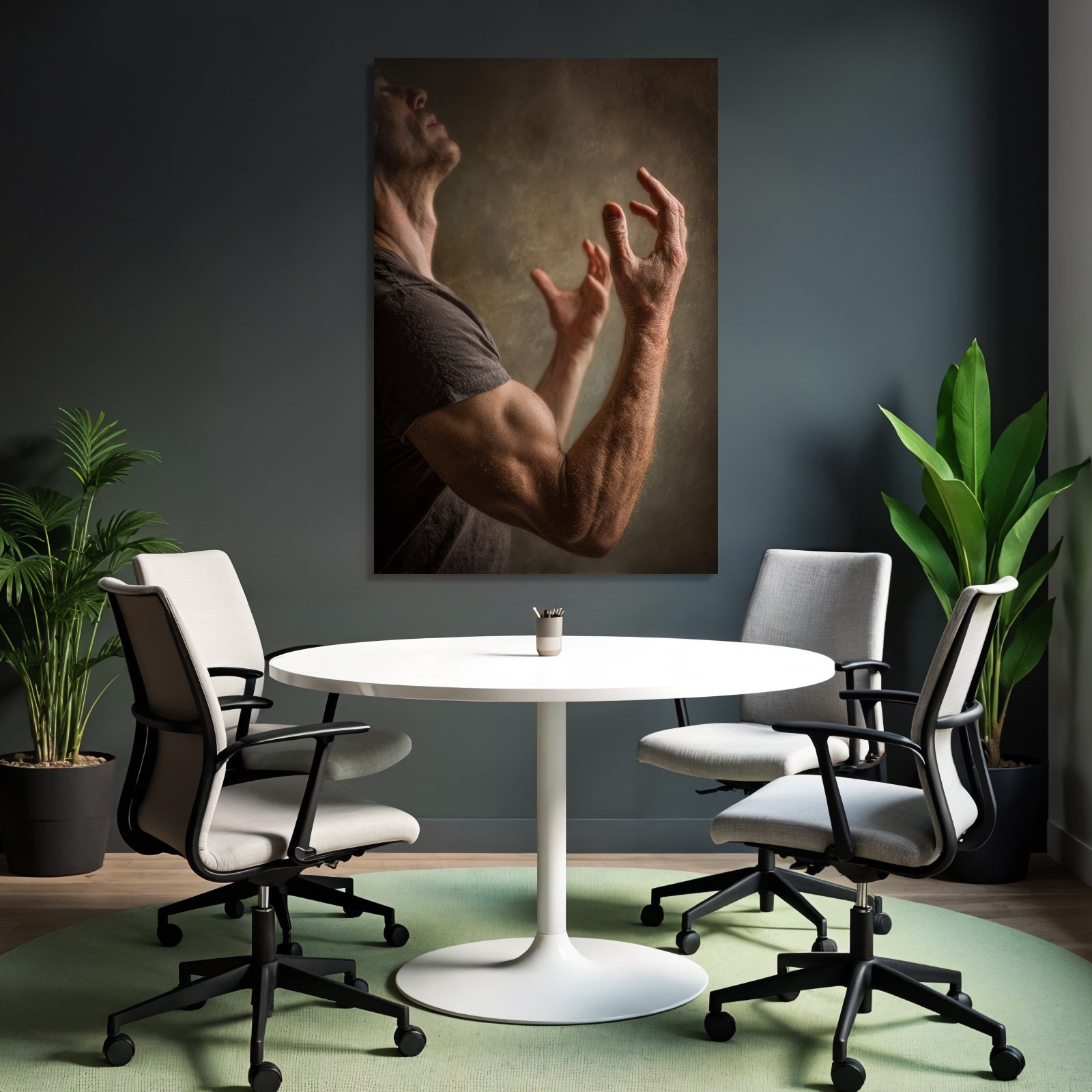 Dramatische Pose Starke Emotion | Haende und Gestik | Menschen und Emotionen