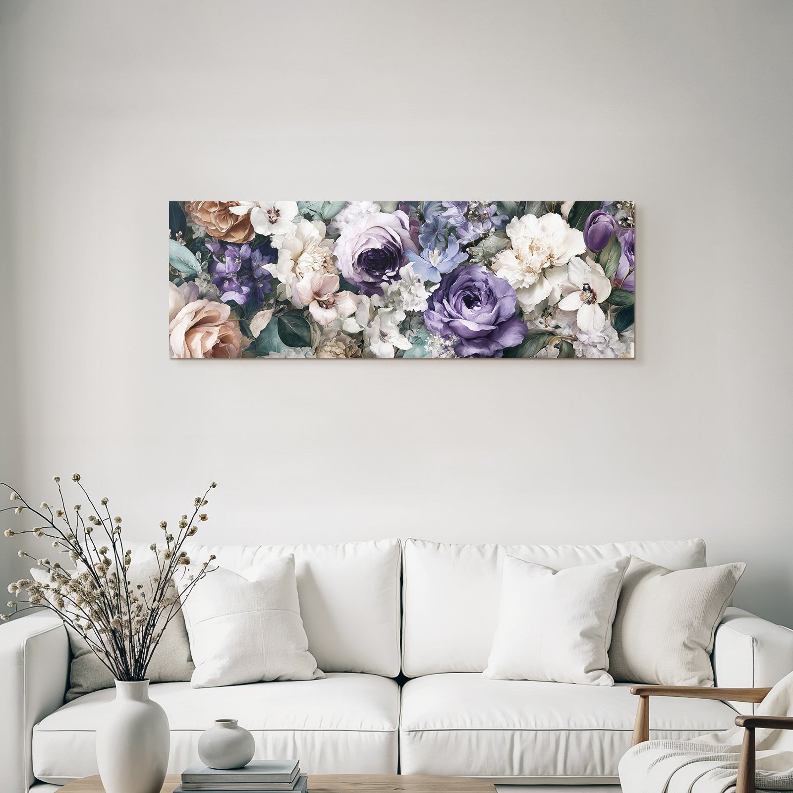 Florale Komposition In Pastellfarben