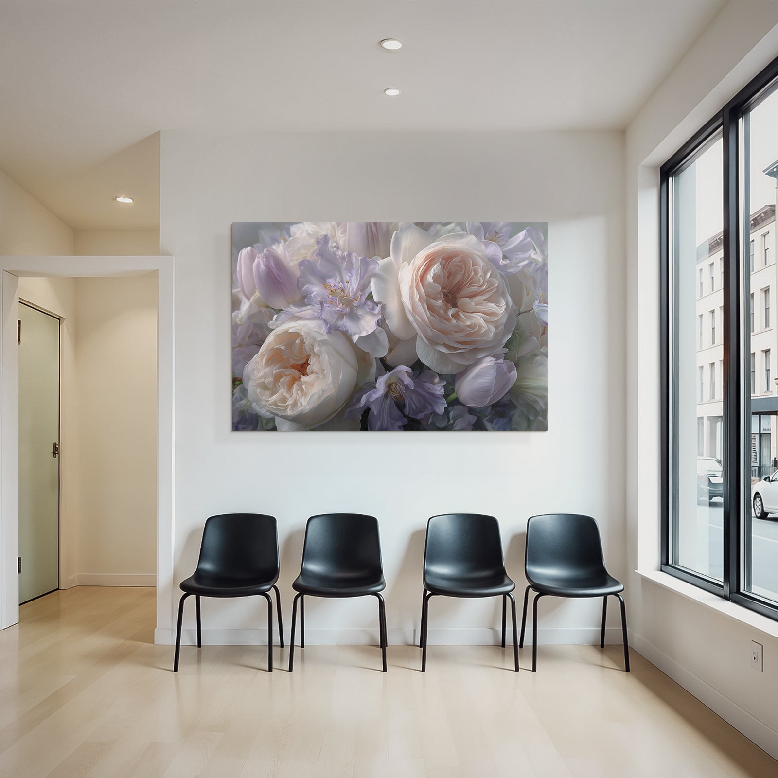 Traumhafte Pastellfarben Rosen Tulpen Und Filigrane Blüten