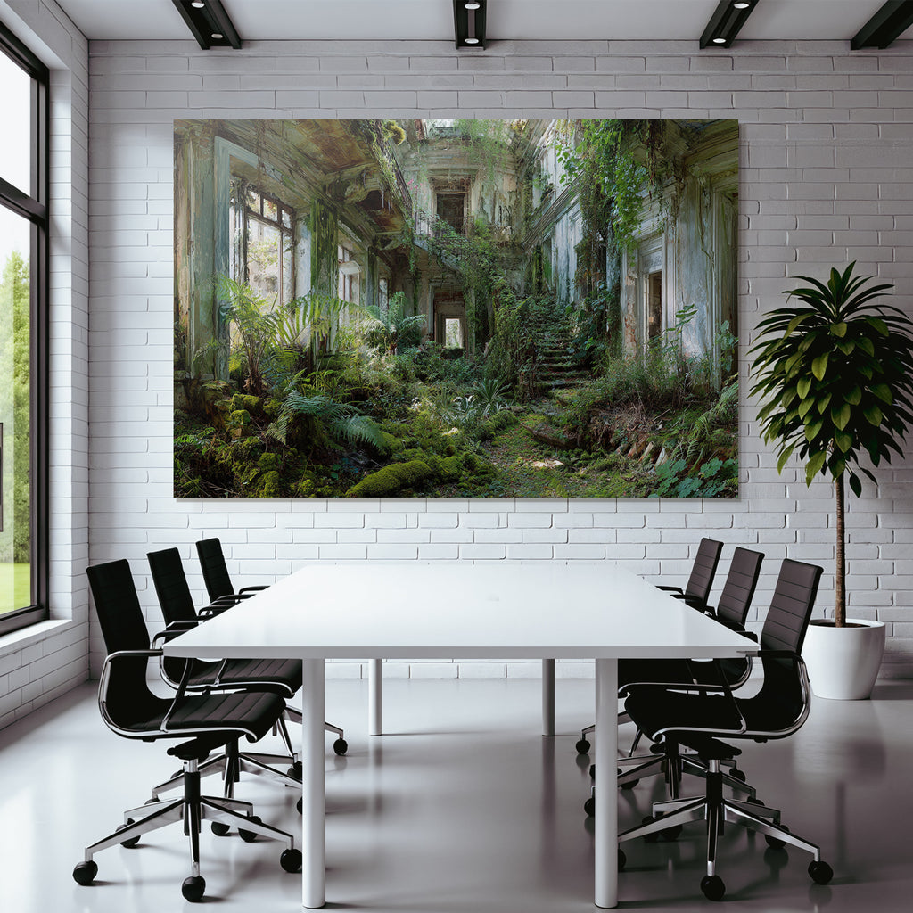 Verlassene Innenansicht Natur Reclaiming | Lost Places | Architektur