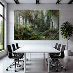 Verlassene Innenansicht Natur Reclaiming | Lost Places | Architektur