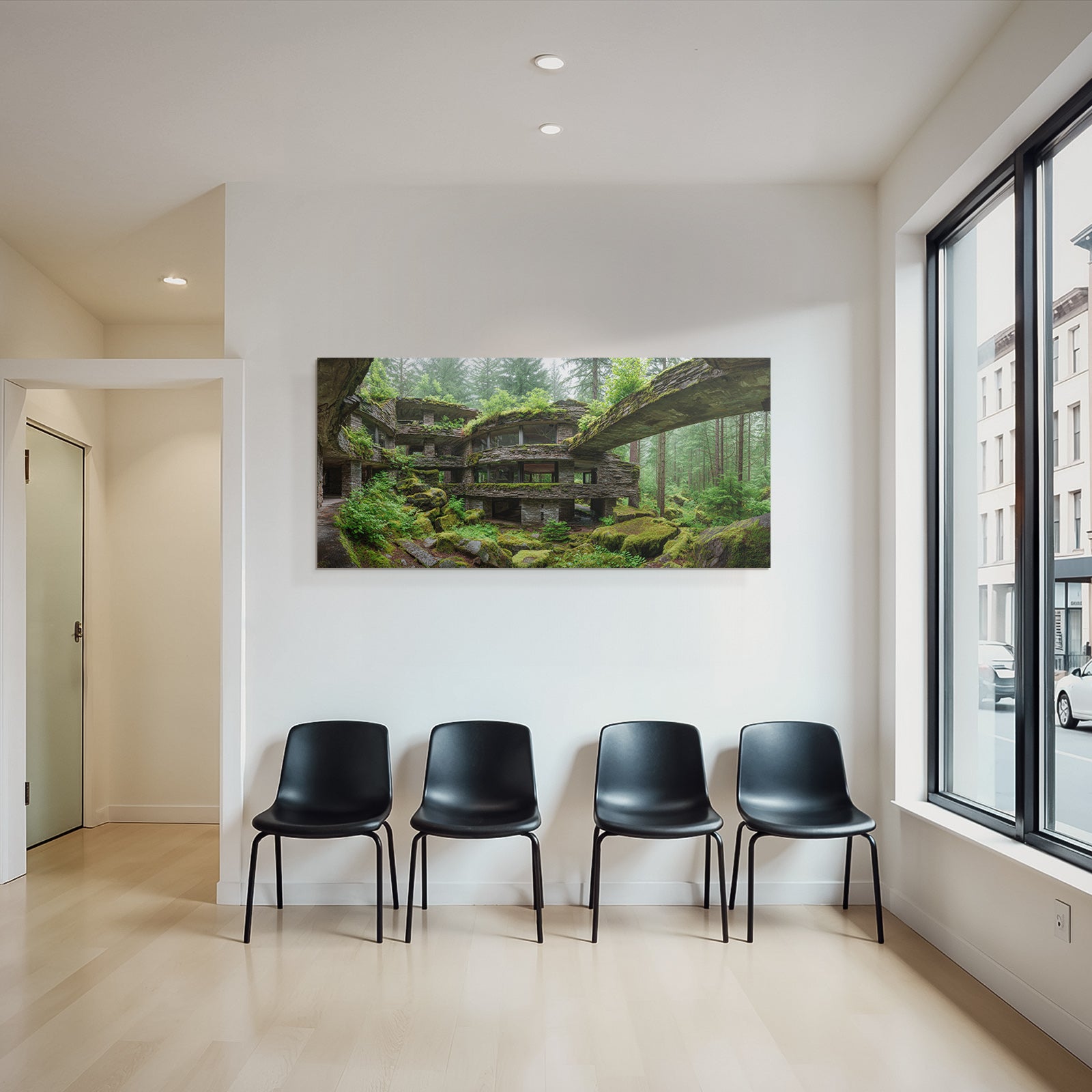 Moderne Im Wald Harmonische Naturbeziehung | Lost Places | Architektur