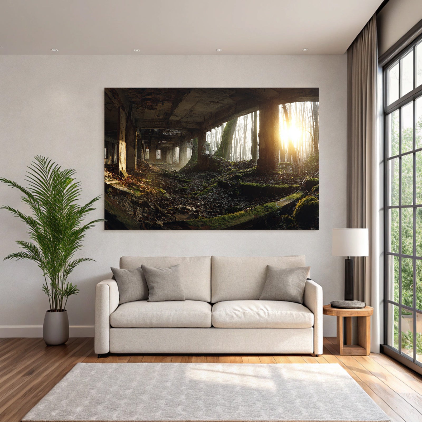 Verlassenes Gebaeude Im Wald Natur Reclaiming Urban Space | Lost Places | Architektur