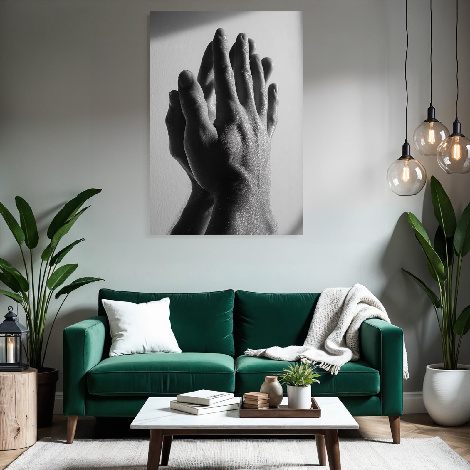 Hände Im Contrast Bw Licht Hintergrund Texturen Und Formen | Haende und Gestik | Menschen und Emotionen