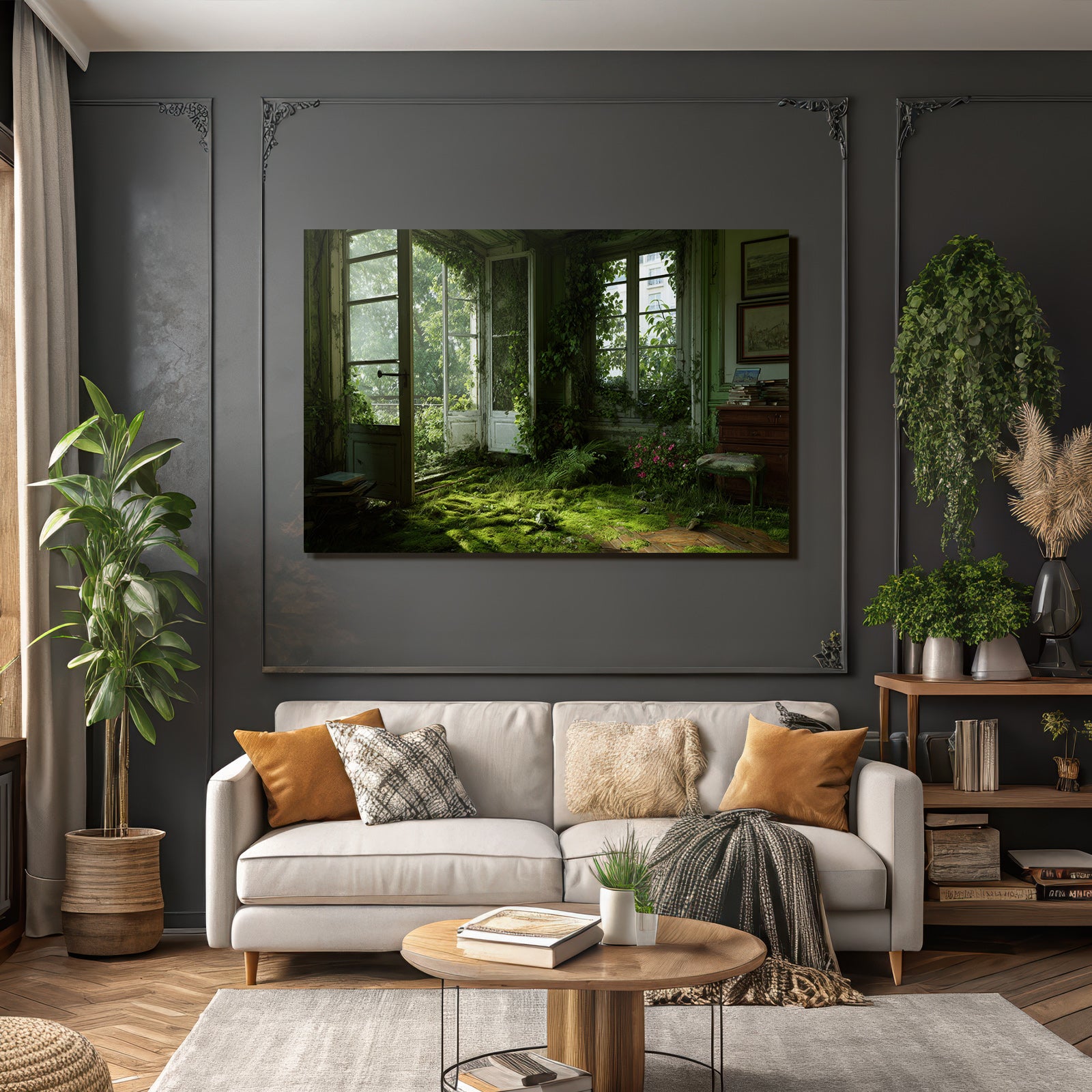 Abandoned Room With Nature Encroachment Sunlit Interior Germany | Lost Places | Architektur