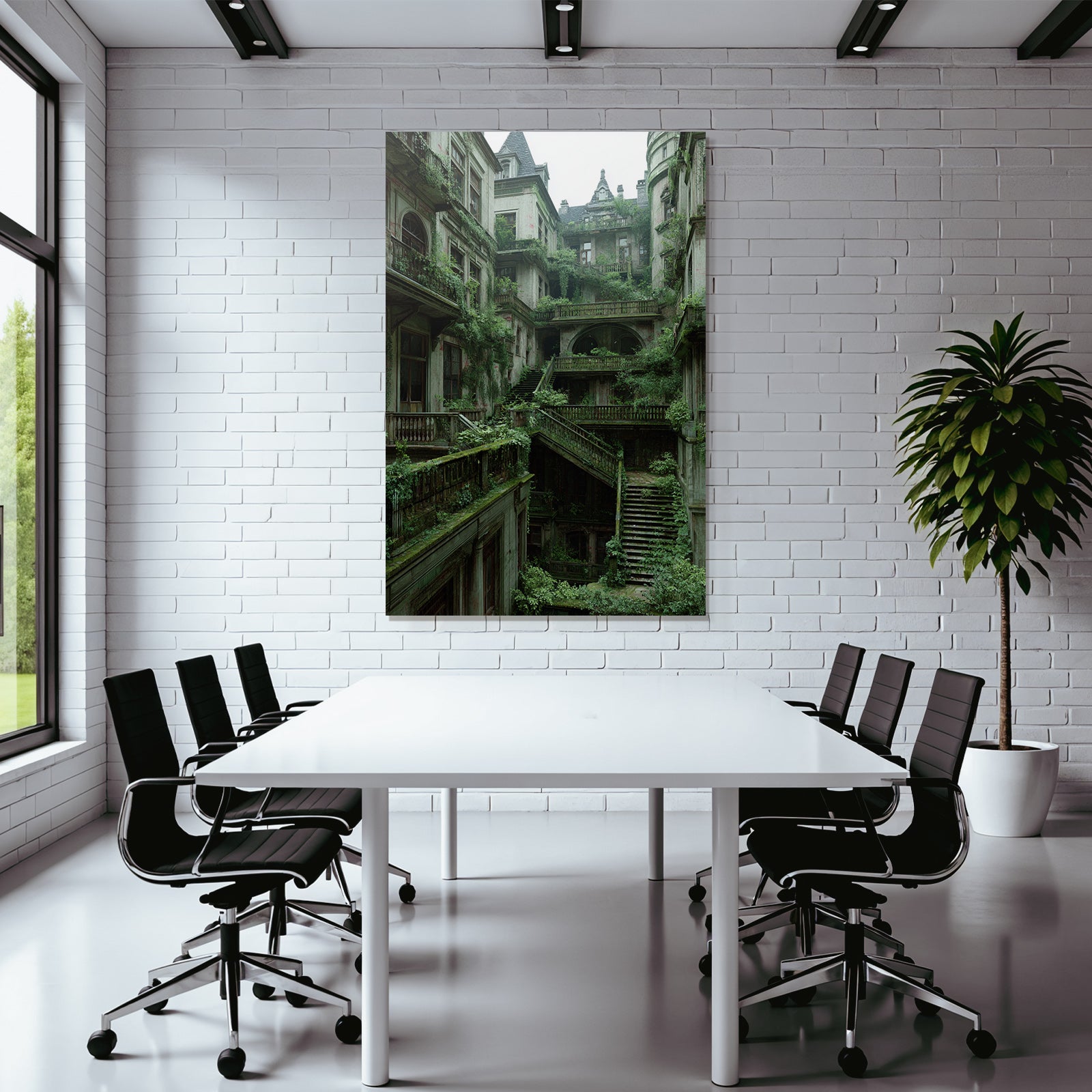 Verlassener Architektonischer Raum Natur Hat Eingefallen | Lost Places | Architektur