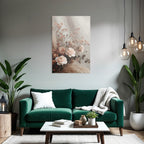 Trocken Retro Flowers Bouqüt Austrockneter Und Frischer Mit Peachfarbenen Rosen