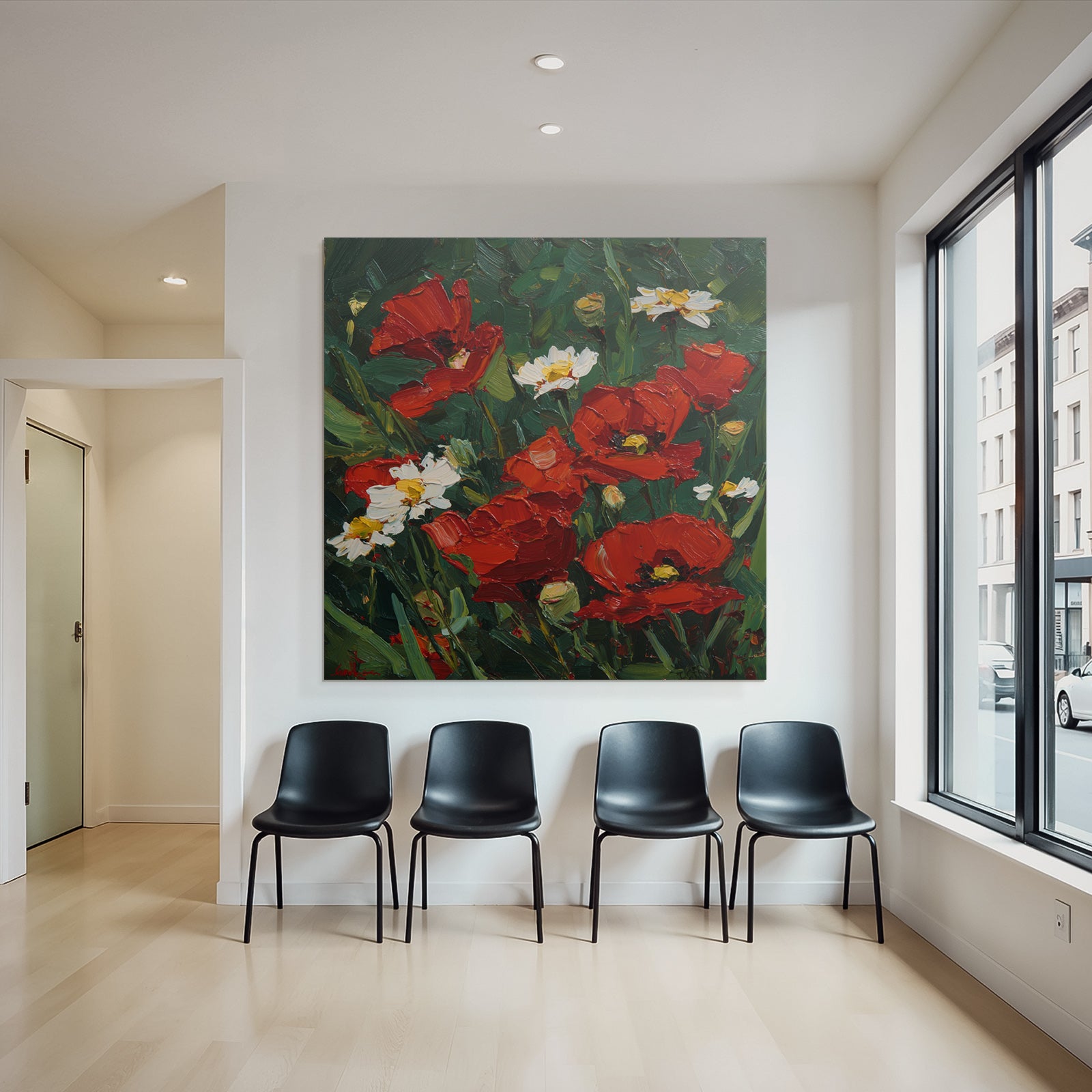 Bild Mit Mohn Und Gänseblümchen