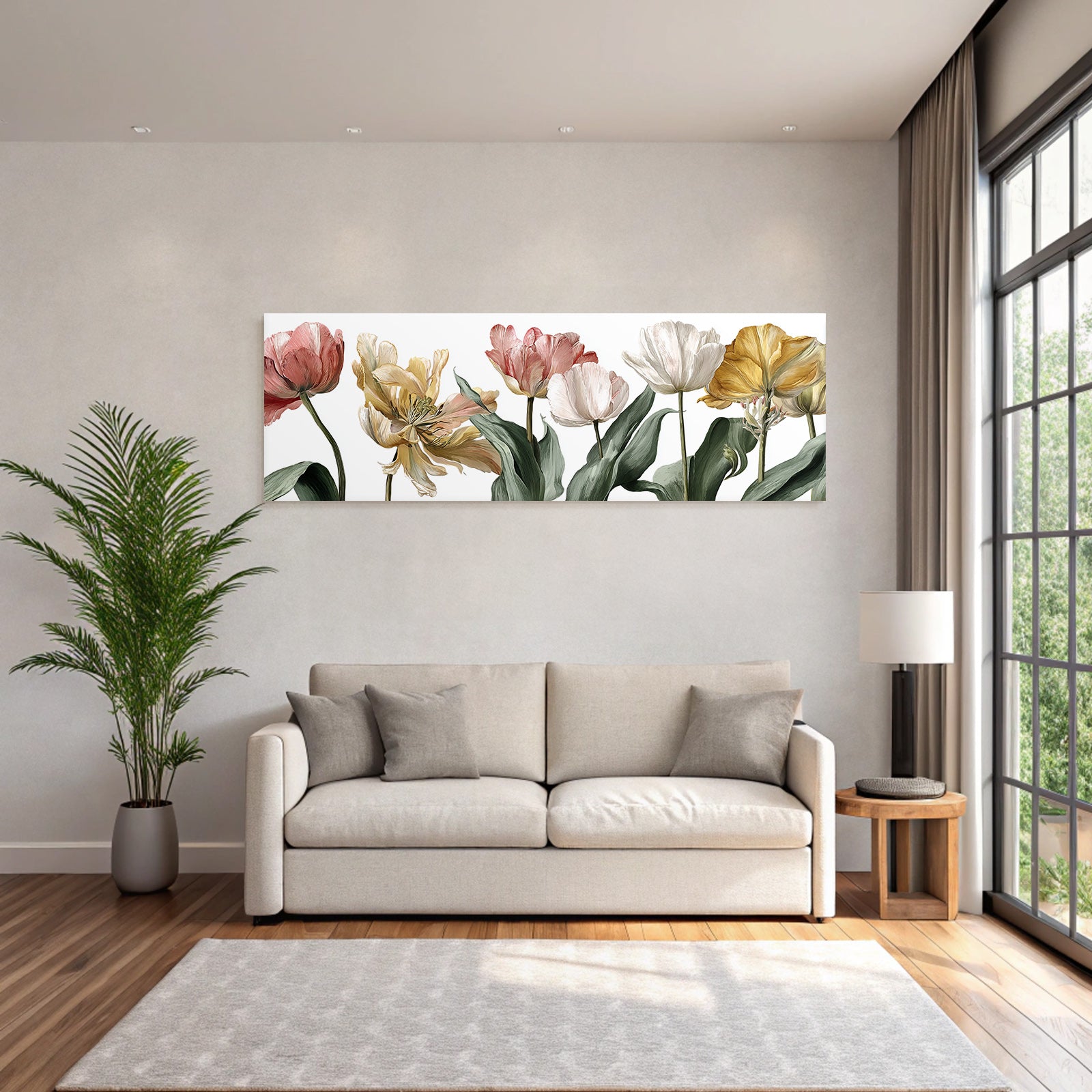 Bunte Tulpen Illustration