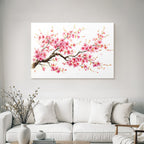 Zarte Kirschblüten Aquarell