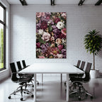 Florale Anordnung Mit Rosen Tulpen Und Flieder Rosa Lila Und Weiss