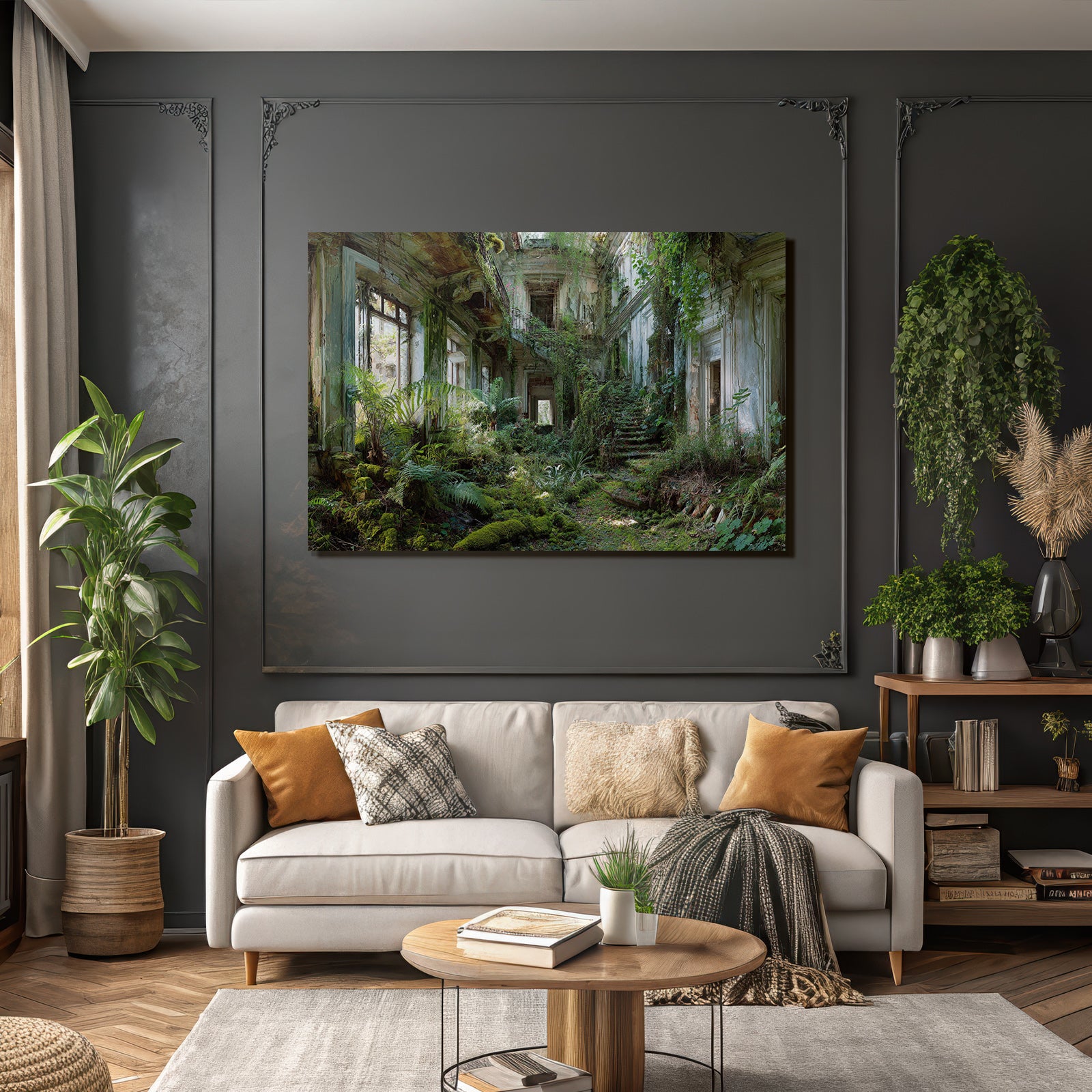 Verlassene Innenansicht Natur Reclaiming | Lost Places | Architektur