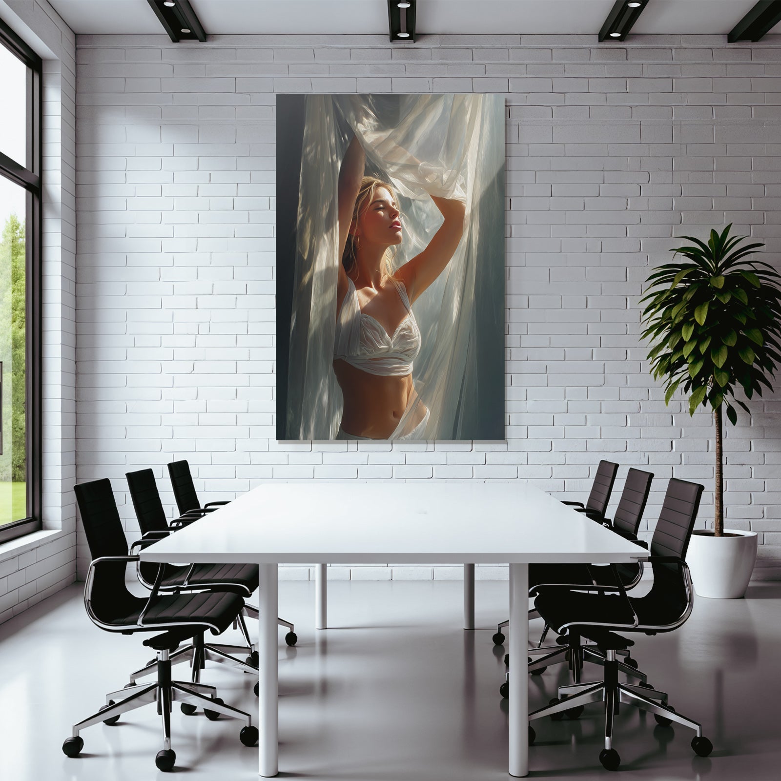 Elegante Und Graciöse Pose Dreamy Atmosphäre | Aktkunst und Sinnlichkeit | Menschen und Emotionen