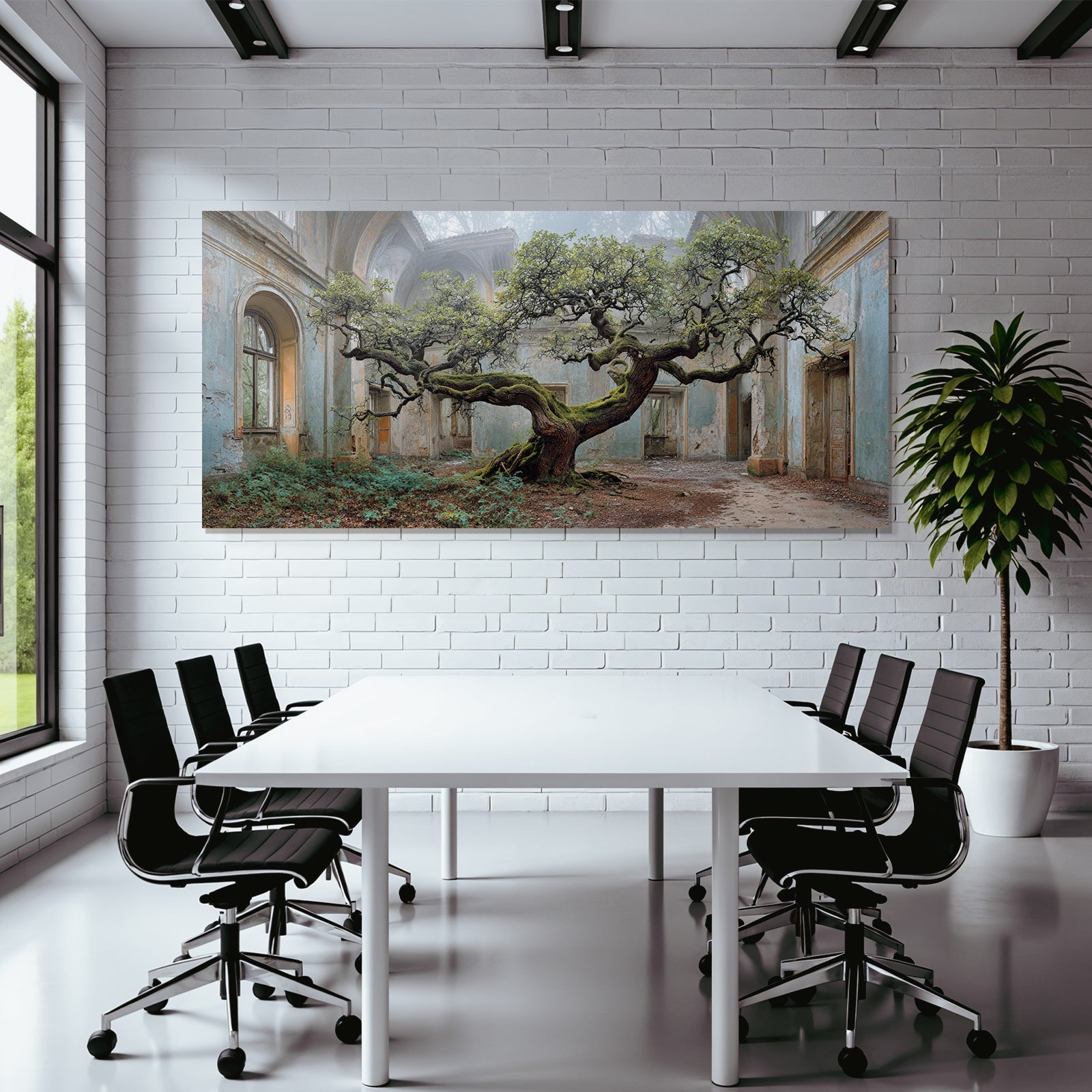 Verlassene Gebaeude Mit Baum Natur Reclaimt | Lost Places | Architektur