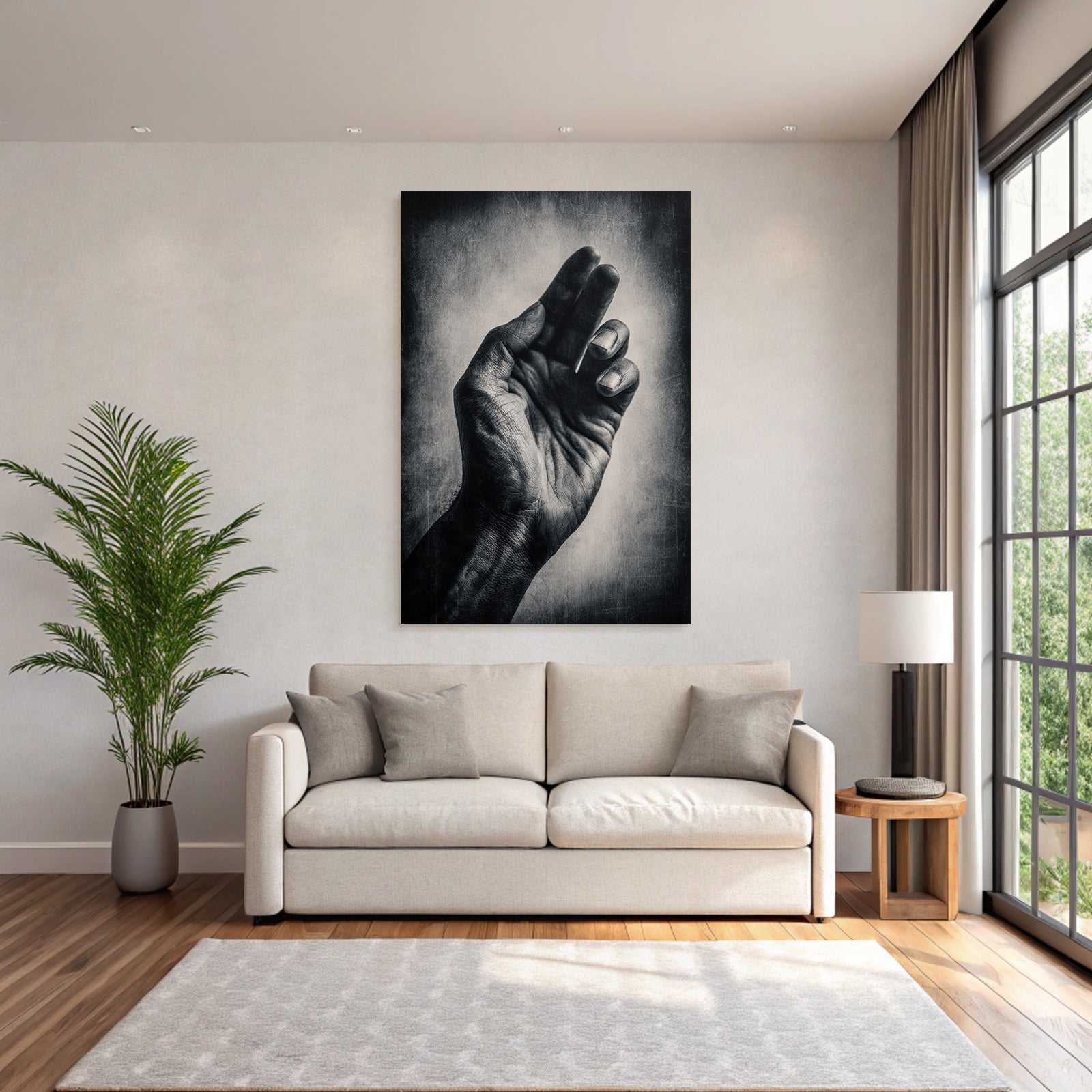 Nahaufnahme Menschliche Hand Fingers Austrecken Monochrom | Haende und Gestik | Menschen und Emotionen