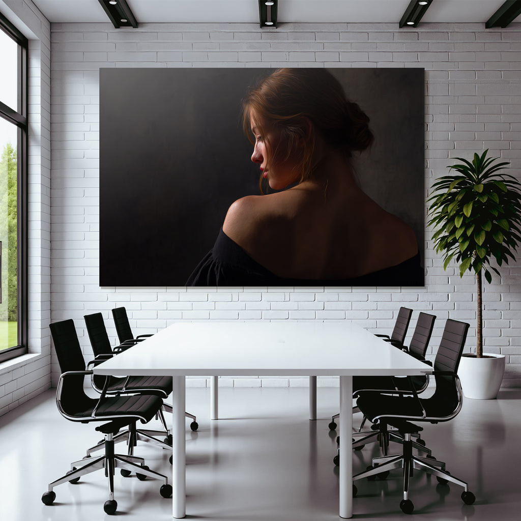 Portrait Einer Person Von Hinten Mit Dramatischer Beleuchtung | Aktkunst und Sinnlichkeit | Menschen und Emotionen