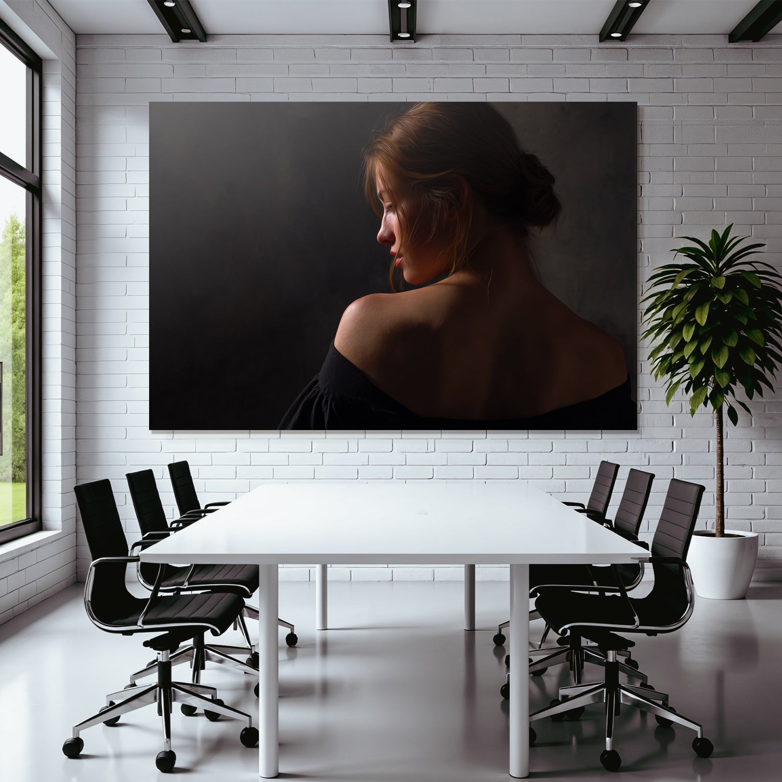 Portrait Einer Person Von Hinten Mit Dramatischer Beleuchtung | Aktkunst und Sinnlichkeit | Menschen und Emotionen