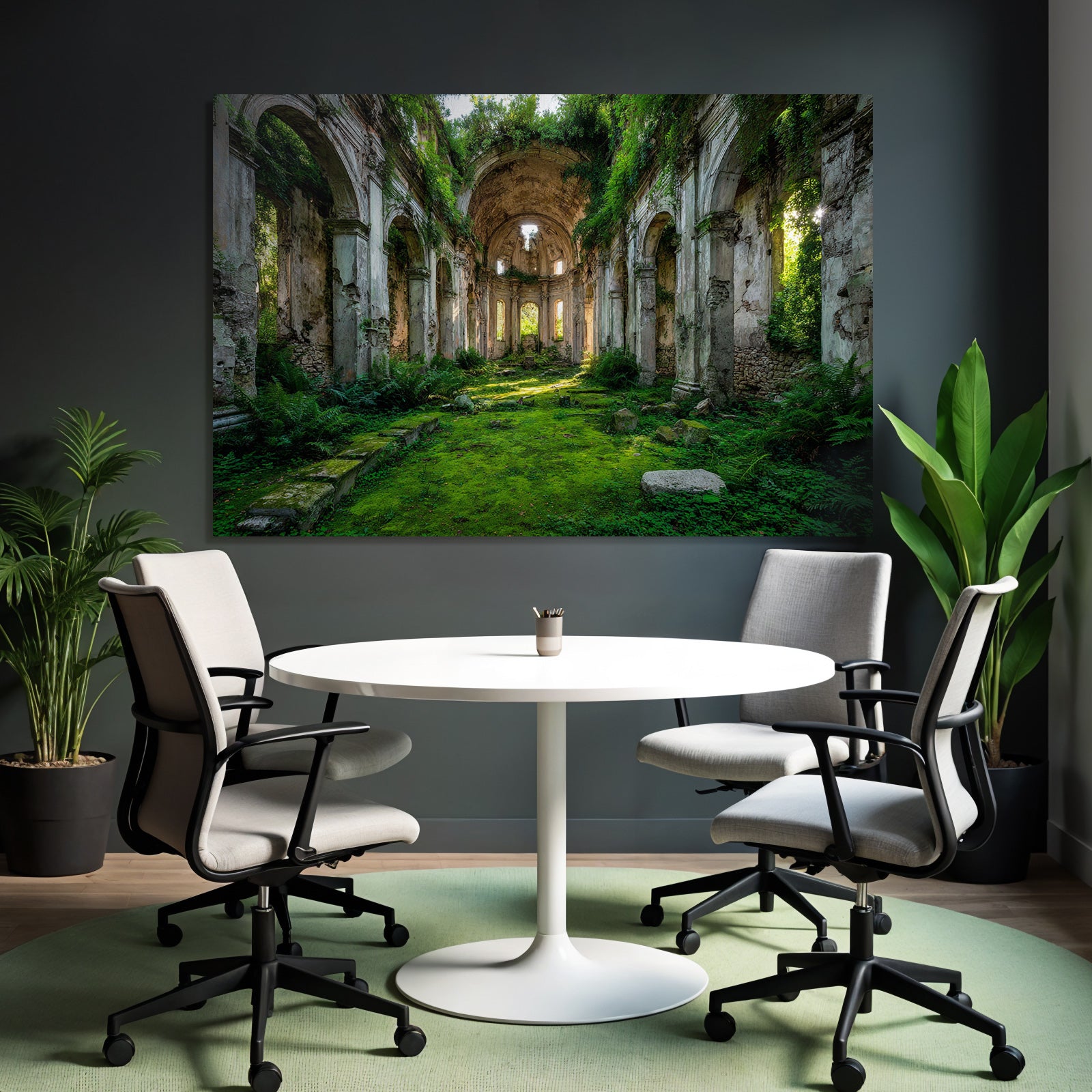Verfallene Mit Naturgewalt Und Grünem Wachstum | Lost Places | Architektur